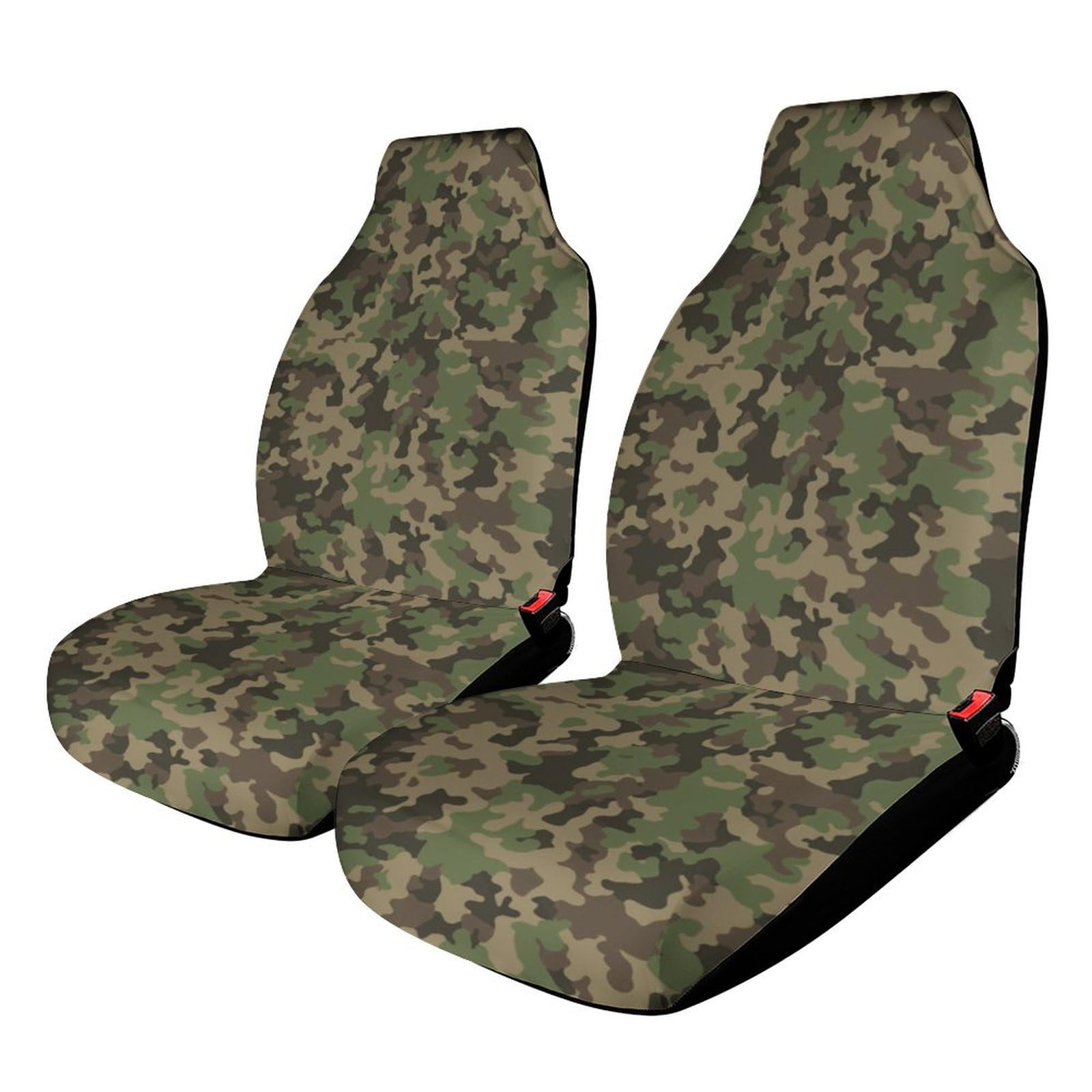 Cmagnifico Autositzbezug für Vordersitze, Camouflage, universeller Autositzschutz von Cmagnifico