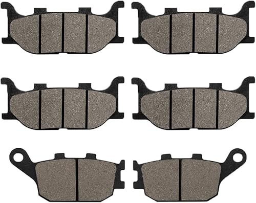 Cnornus Bremsbeläge Vorne und Hinten Für YAMAHA FZ6 Fazer 600 2004-2007 FZ6 Fazer 2006-2007 XJ6-SP Diversion 600 2013 XJ6 SP 2013 XJ6-F Diversion 600 2013 von Cnornus