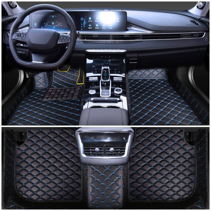 Auto Fußmatten für Mercedes Verdickter Anti-Rutsch Auto Fussmatten Teppiche Diamant PVC Leder Luxus Auto matten von Cobear