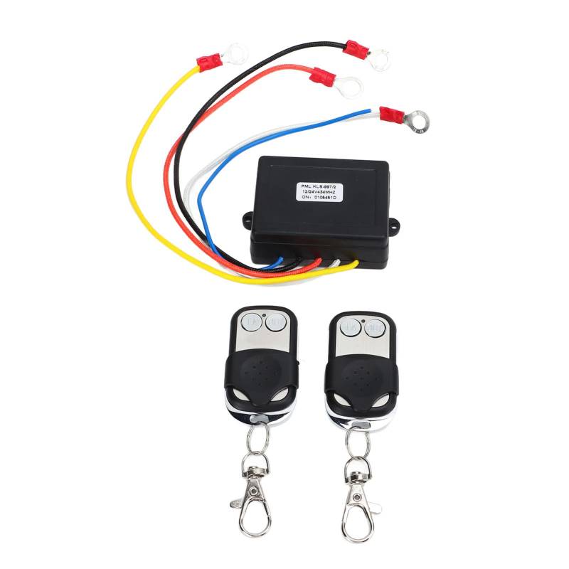 12V 24V Wireless Winde Fernbedienung, Elektrische Seilwinde Motorwinde Controller Drahtlose Winden-Fernbedienungs Universal für LKW ATV SUV von Cocoarm