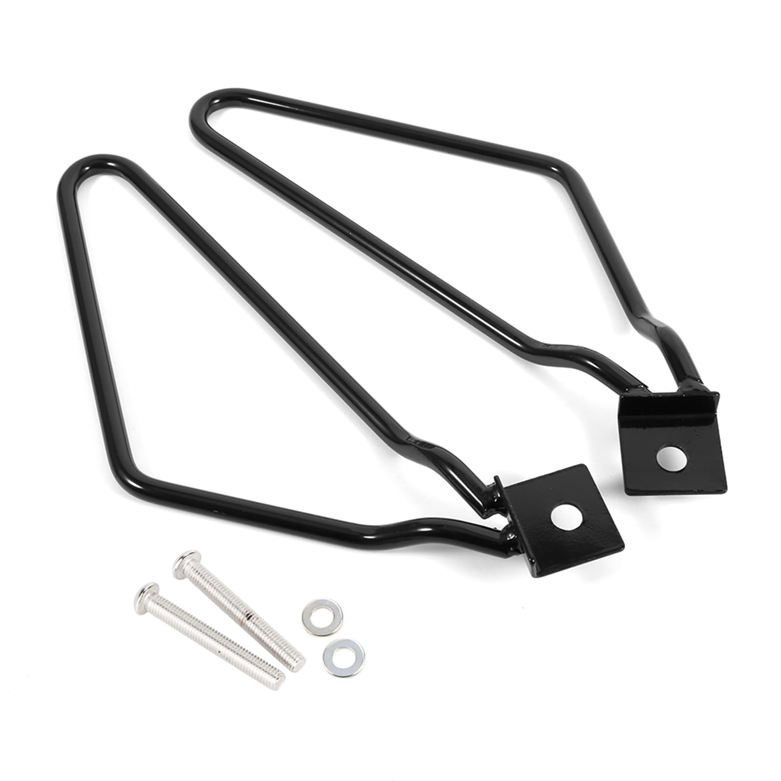 2X Motorrad-Satteltaschenhalterungen, 2er Pack Motorradhalterungen Satteltaschen Motorrad Satteltaschenhalterung Halt Halterung Satteltaschenhalter für XL883/1200 HD1450/1584 von Cocoarm