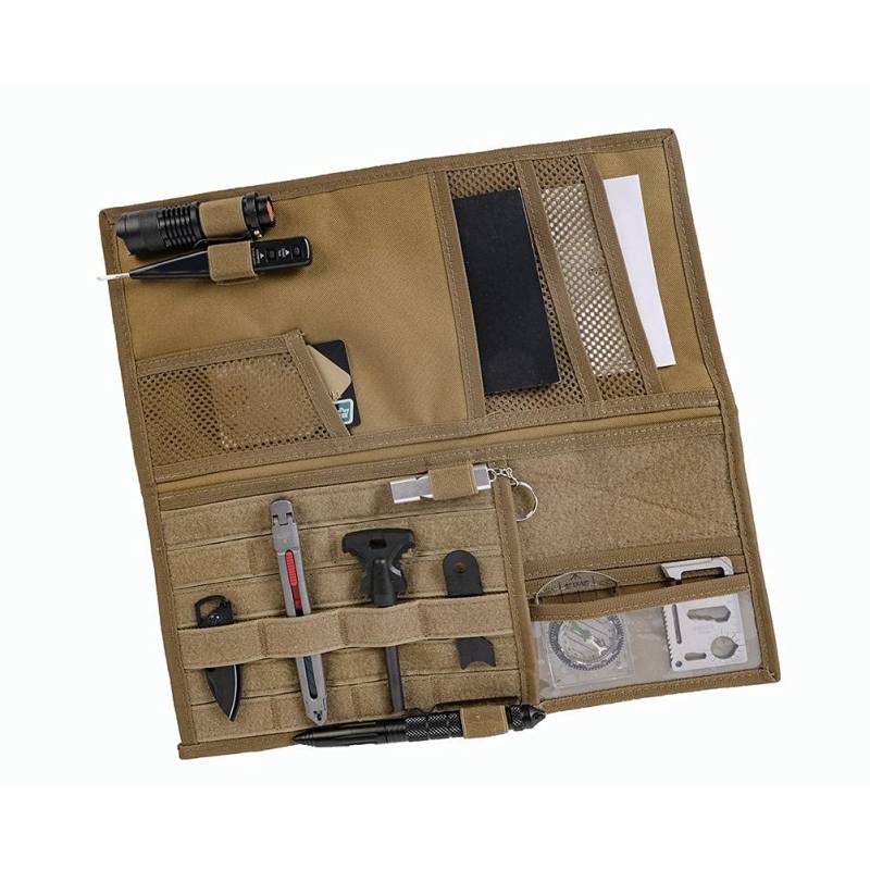 Auto-Sonnenblenden-Organizer, Auto-Visier-Panel-Organizer, Taktischer Sonnenblenden-Halter, Auto-Sonnenschutz-Aufbewahrungstasche (Khaki) von Cocoarm