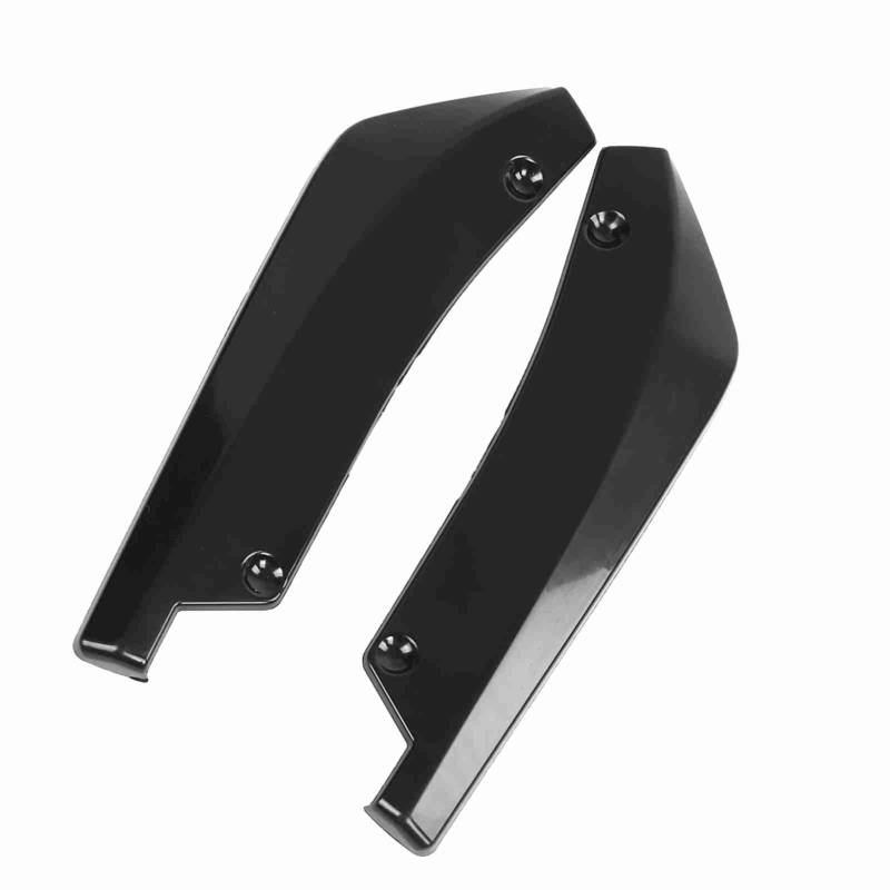 Cocoarm 1 Paar Universal-Hecksplitter, Heckstoßstangen-Splitter, Auto-Seitenrock-Lippensplitter, Canard-Schutz für die Meisten Automodelle (Black) von Cocoarm