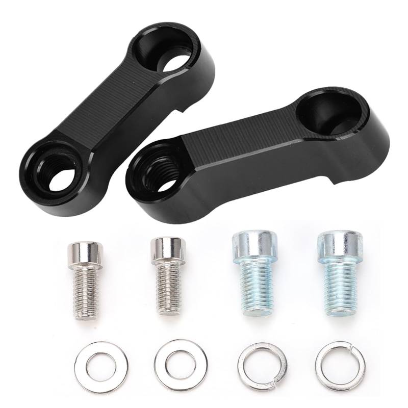 Motorrad Spiegel Verlängerungen, Rückspiegelverlängerung Spiegelverlängerung Spiegel Verlängerung Adapter Motorrad Rückspiegel Adapter Kit 10mm 8mm von Cocoarm