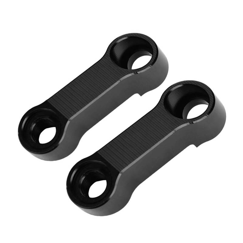 Motorrad Spiegelhalterung 2 Stück Motorrad Spiegel Extender 10/8mm(M10/M8) Aluminium Spiegel-Verlängerung Riser Rückspiegel Extender Adapter für Motorrad Spiegelhalterung von Cocoarm