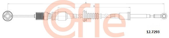 Seilzug, Schaltgetriebe Cofle 12.7293 von Cofle