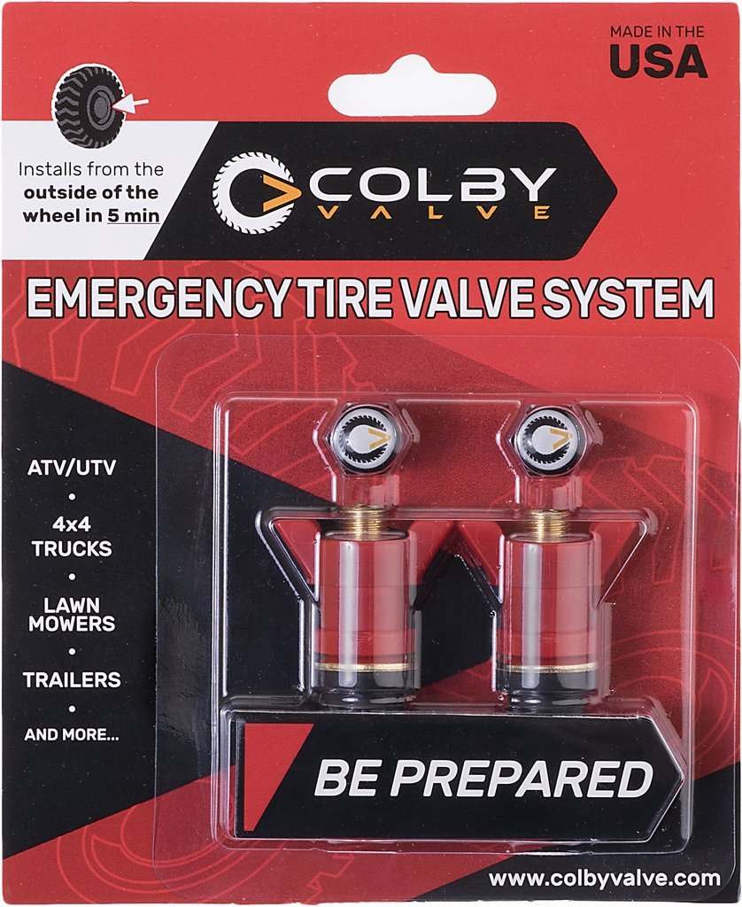 Colby Ventil Notfall Reifen Ventile 2er Pack – EZ installieren überall. von Colby Valve