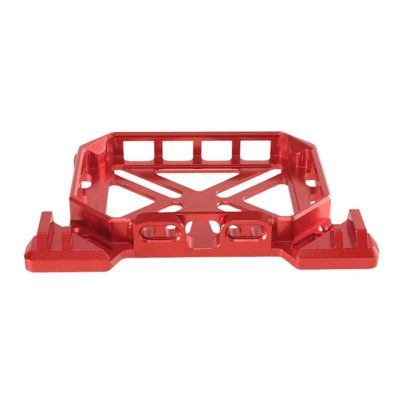 Colcolo RC Car Metall Dachregal Dekoration Zubehör Leichter Hochleistungsschutz Fernbedienung Autos Gepäckträger für H12Y+, Rot von Colcolo