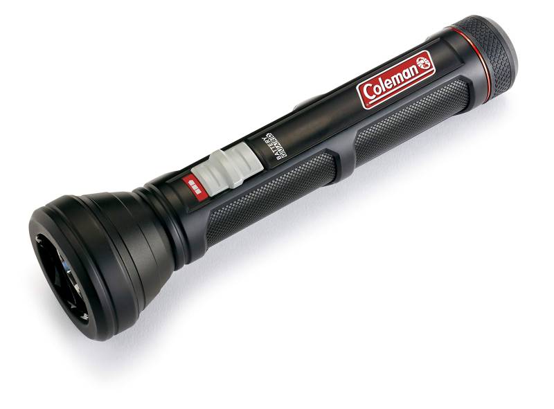 Coleman Taschenlampe BatteryGuard 750 Lumen, CREE LED, extrem hell, für Indoor und Outdoor Einsatz, inklusive 6 x AA Batterien, Schwarz von Coleman