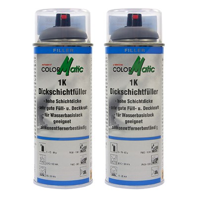 Colormatic 2x 400ml 1K Dickschichtfüller [Hersteller-Nr. 339448] von ColorMatic