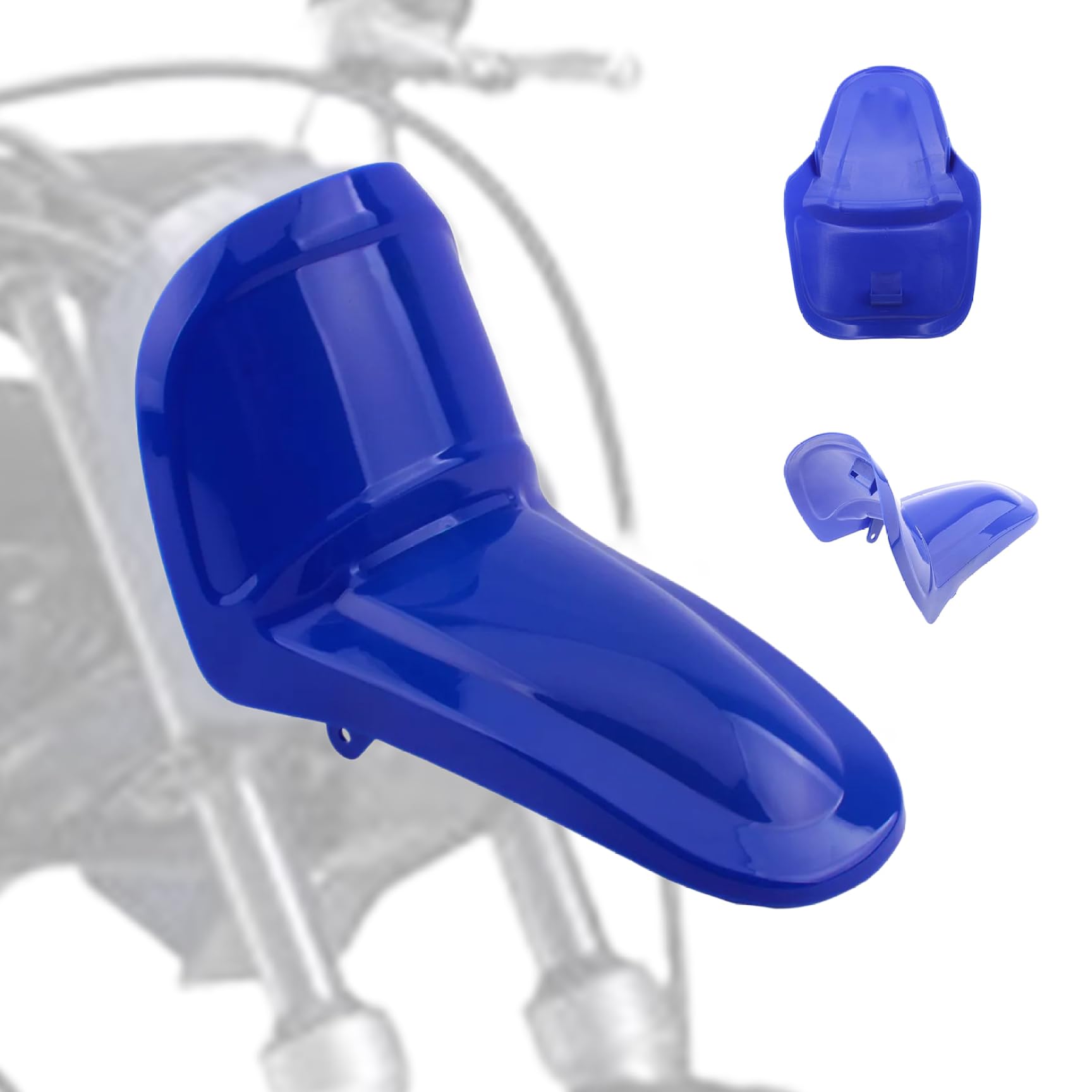 Motorrad -Schlammschutz Ersatzmodifizierter Motorrad vordere Kotflügelplastik -Motorradteile, Blau, Kotflügel von Comebachome