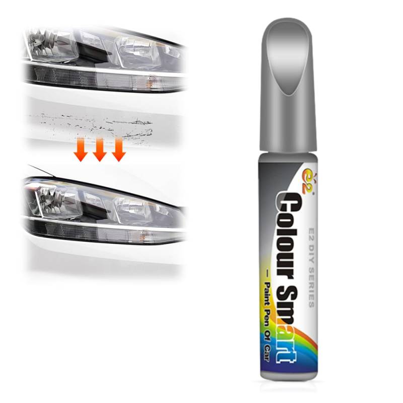 Car Scratch Remover Pen, Auto Lackstift, Auto Reparatur Lack Auto Pinsel, Lack Reparatur, Auto Lack Reparatur Auto Kratzer Reparatur Stift, Kratzer-Reparaturstift für Auto/Motorrad/Boot (2, Silber) von ComedyKing