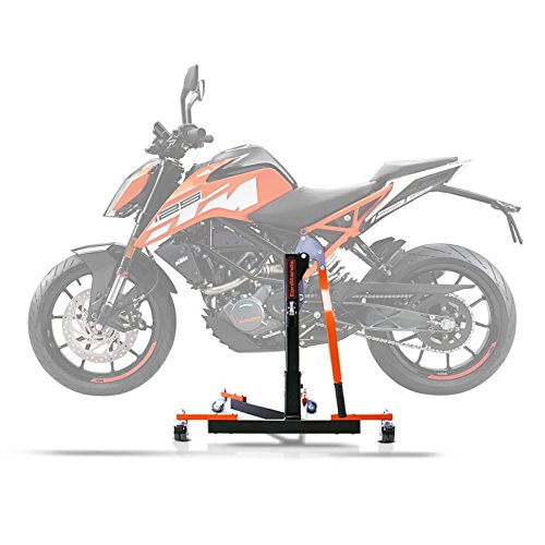 CS Power Evo-Zentralständer für KTM 125/390 Duke 17-23 Orange von ConStands