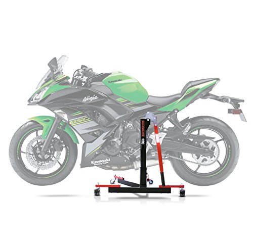 CS Power Evo-Zentralständer für Kawasaki Ninja 650 17-23 Rot von ConStands