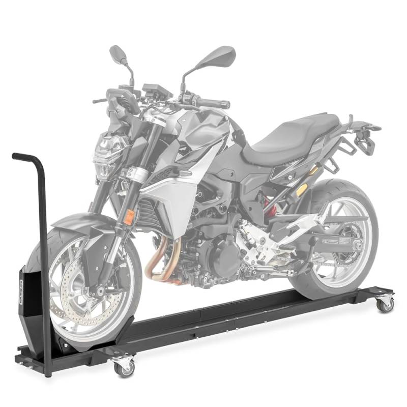 ConStands Smart Mover - Rangierschiene mit Wippe für BMW K 1300 R Grau bis 450 kg Rangierhilfe Rangierwagen Motorrad von ConStands