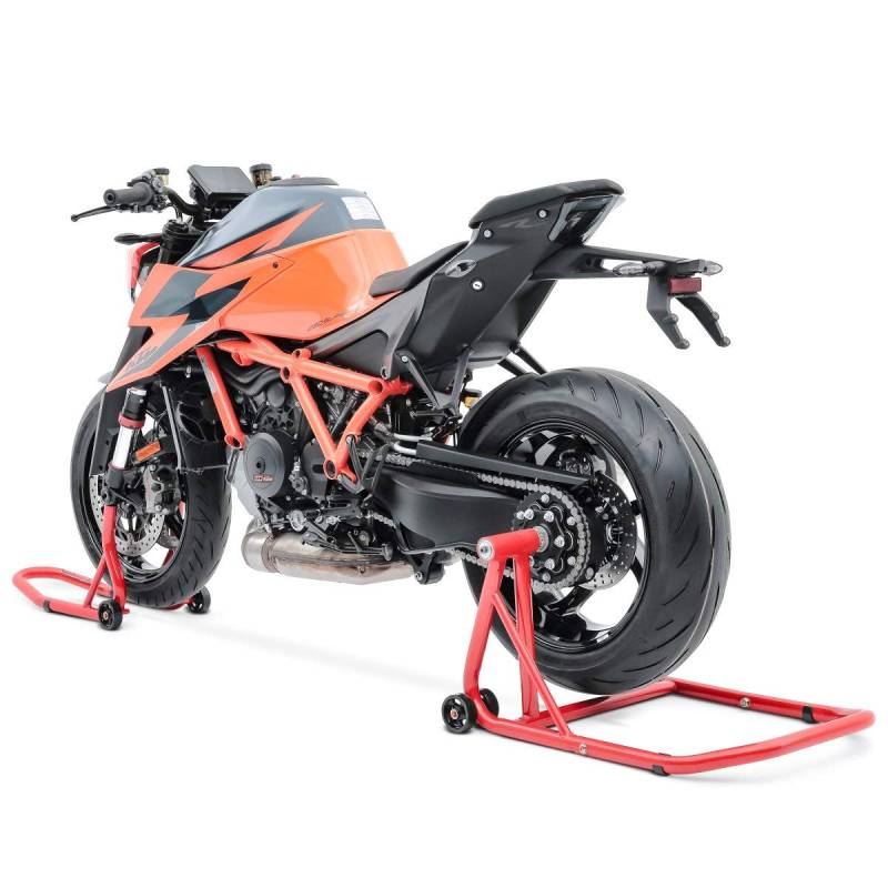 Einarm Montageständer Set Kompatibel für KTM 1290 Super Duke GT 16-21 hinten vorne CLR von ConStands