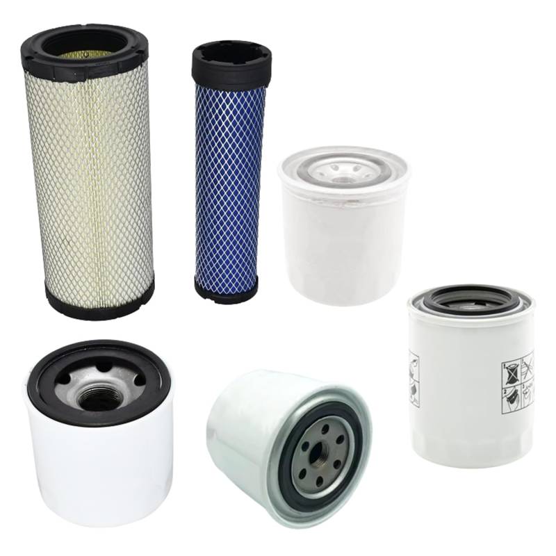 Congparts Komplettes Filter-Service-Kit HH3A0-82623 TA040-93230 kompatibel mit Kubota Getriebe L3901 L3301 HST von Congparts