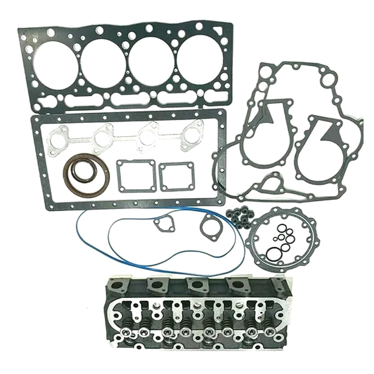 Congparts Zylinderkopf kompletter Dichtungssatz, kompatibel mit Kubota Traktoren B3030HSD B3030HSDC Motor V1505 von Congparts