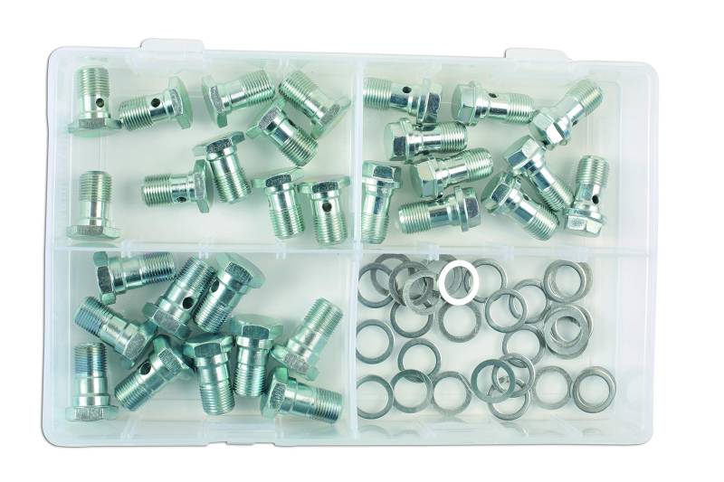 Connect Workshop Consumables 34158 Assorted Brake Hose Banjo Bolts M12 60pc von Connect Workshop Consumables