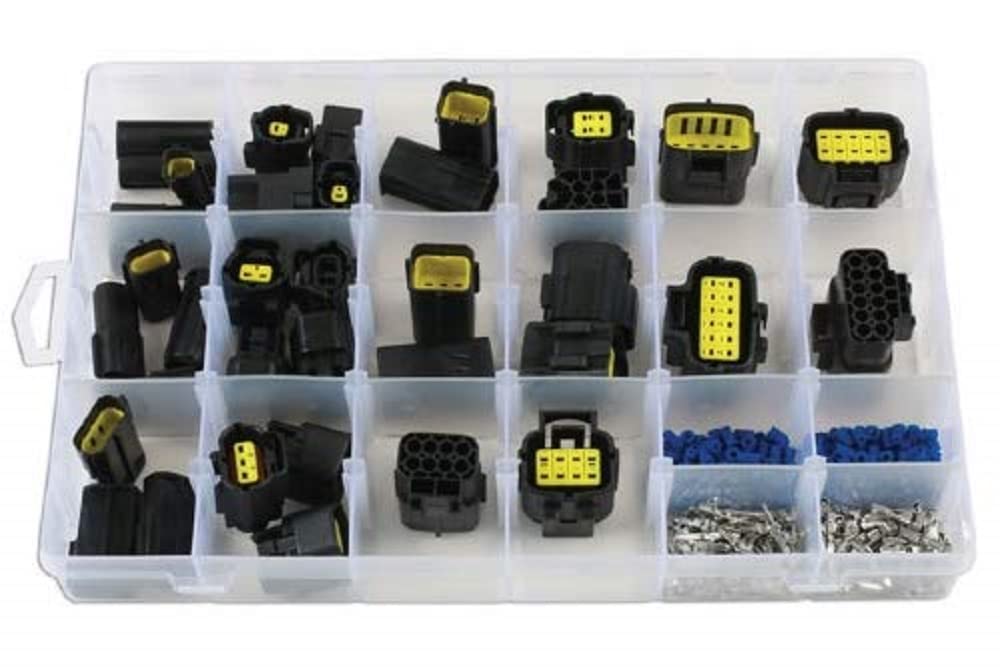 Connect Workshop Consumables 37417 Assorted AMP Econoseal J Series Connectors 338pc von Connect Workshop Consumables