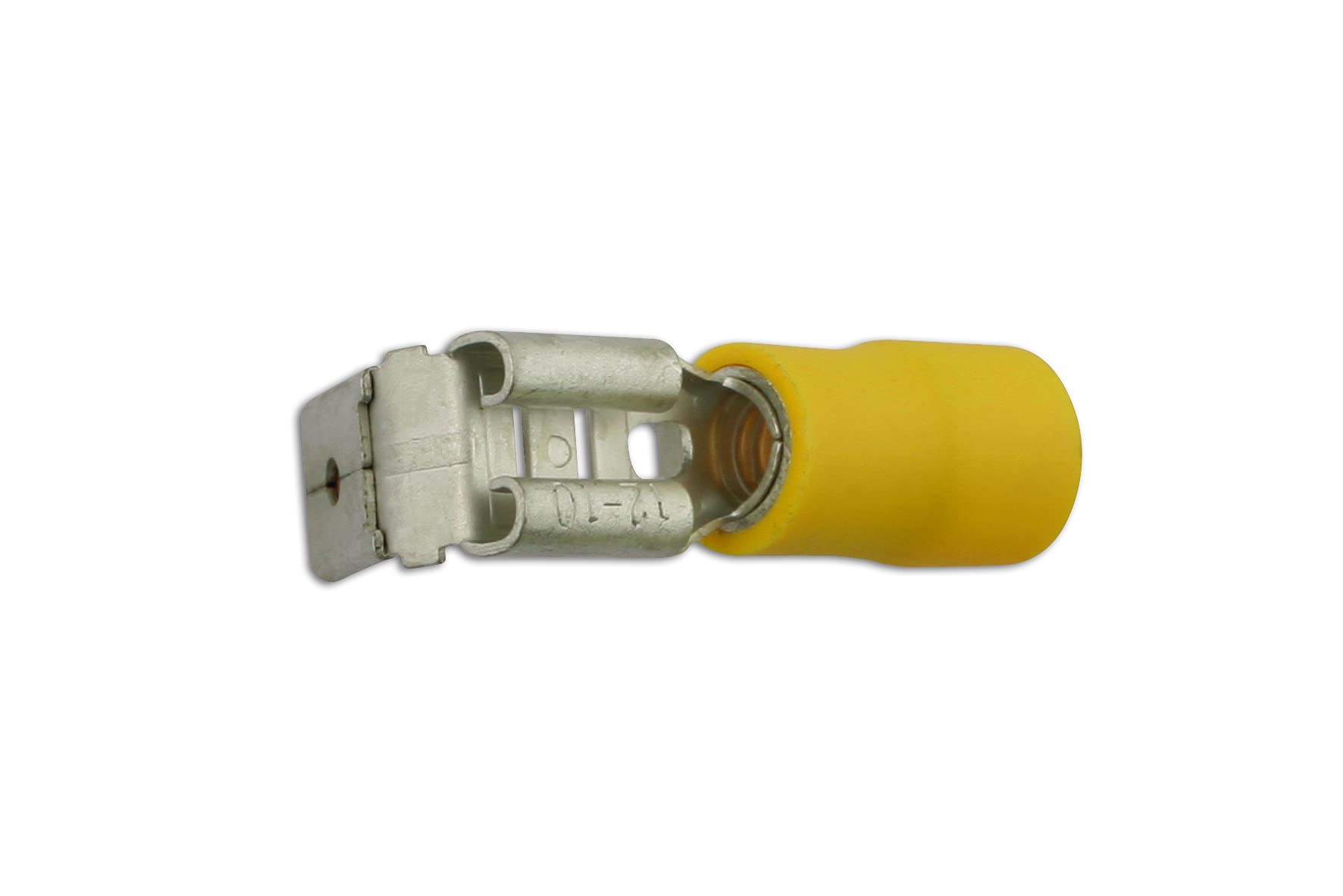 Connect 30223 Yellow Piggyback Terminal 6.3mm 100pc von Connect