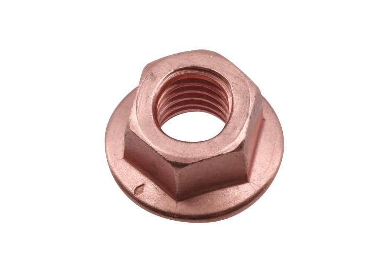 Connect 30740 Copper Flashed Nut Flanged & Self Locking M10 x 1.5 x 15mm Hex 5pc, Brown von Connect