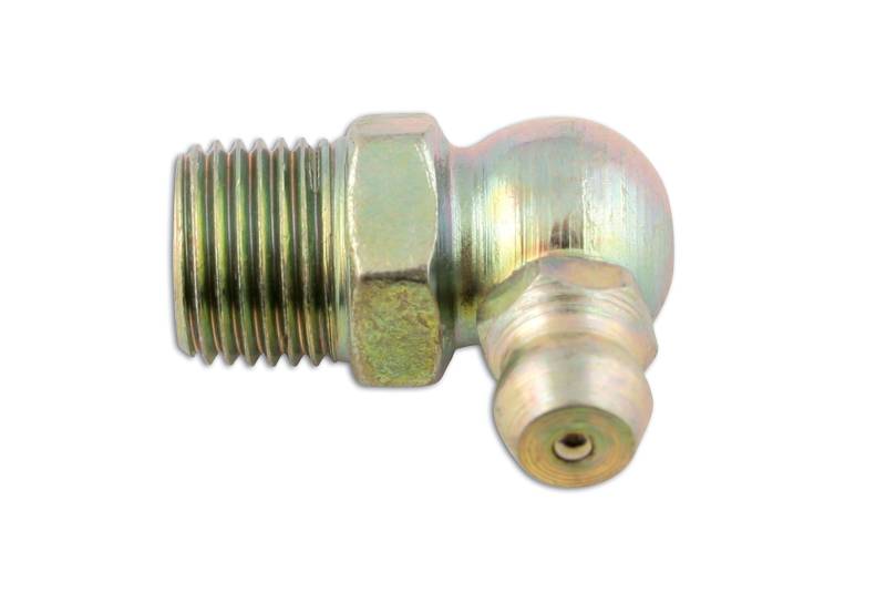 Connect 31244 Schmiernippel, 6,4 mm / 1/4 Zoll BSP, Zollgewinde, 90°-Winkel, 25 Stück von Connect