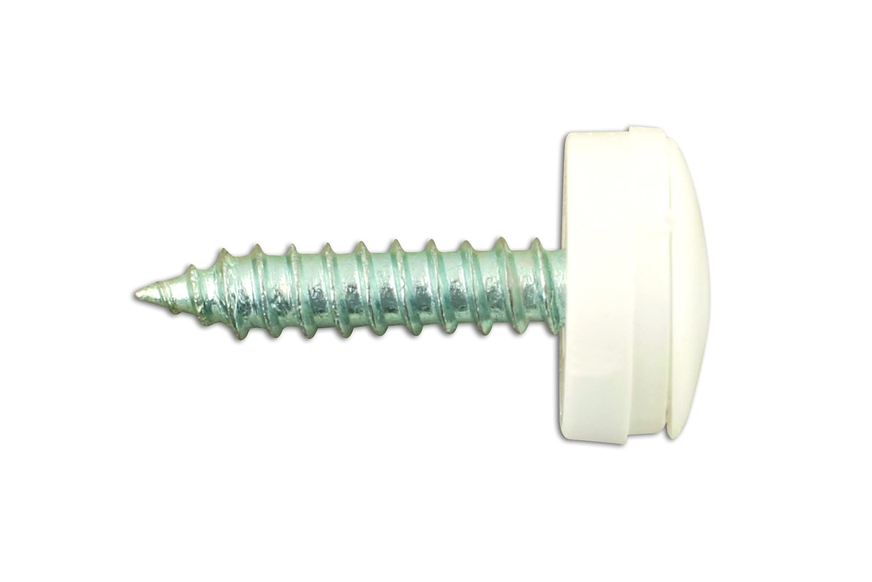 Connect 31538 Self Tapping Screws 8 x 3/4" White Cap 100pc von Connect