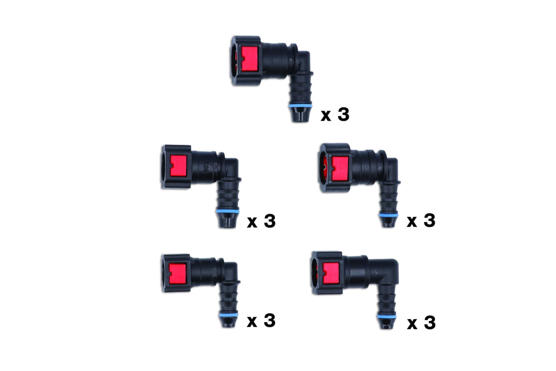 Connect 34228 Assorted 90° Angled AdBlue® Quick Connectors 15pc von Connect