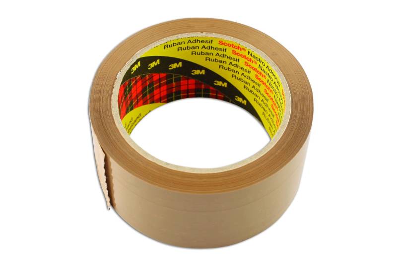 Connect 35217 Brown Parcel Tape 50mm x 66m Box 36pc von Connect