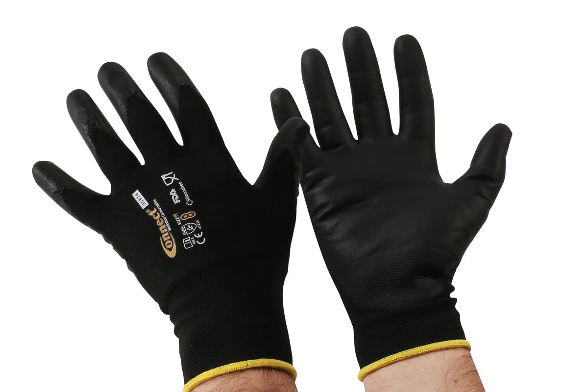 Connect 35374 Mechanics Cut Resistant Gloves - Medium 3 Pairs von Connect