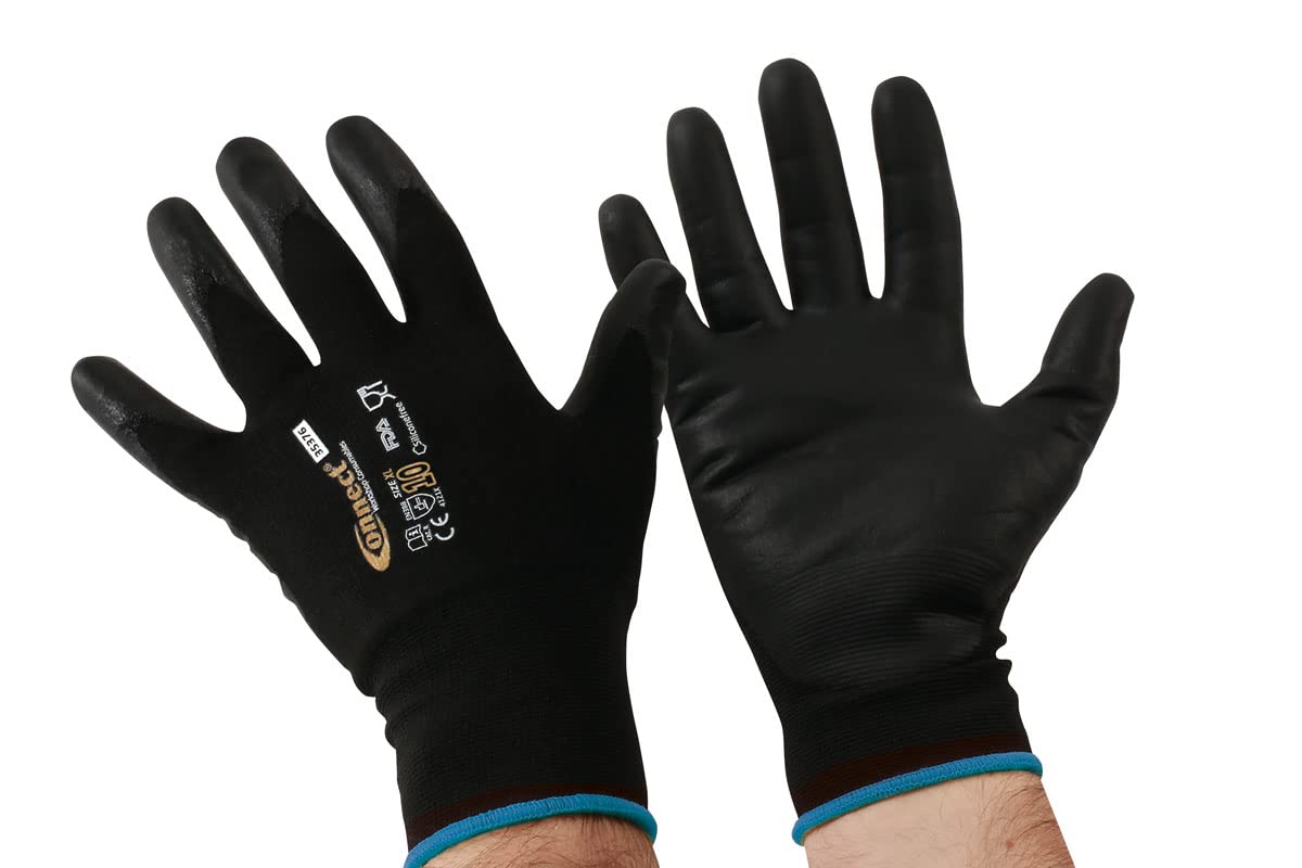 Connect 35376 Mechanics Cut Resistant Gloves - XL 3 Pairs von Connect