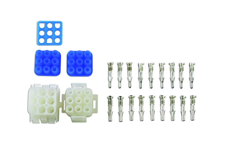 Connect 37515 Mate-N-Lok 9 Pin Connector Kit 23pc von Connect