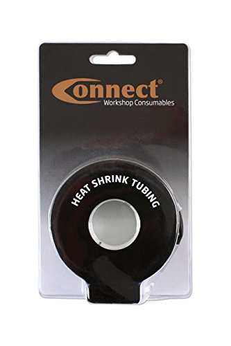 Connect Workshop Consumables 37116 Heat Shrink Tubing on a roll 9.5mm 1.22m roll Black von Connect