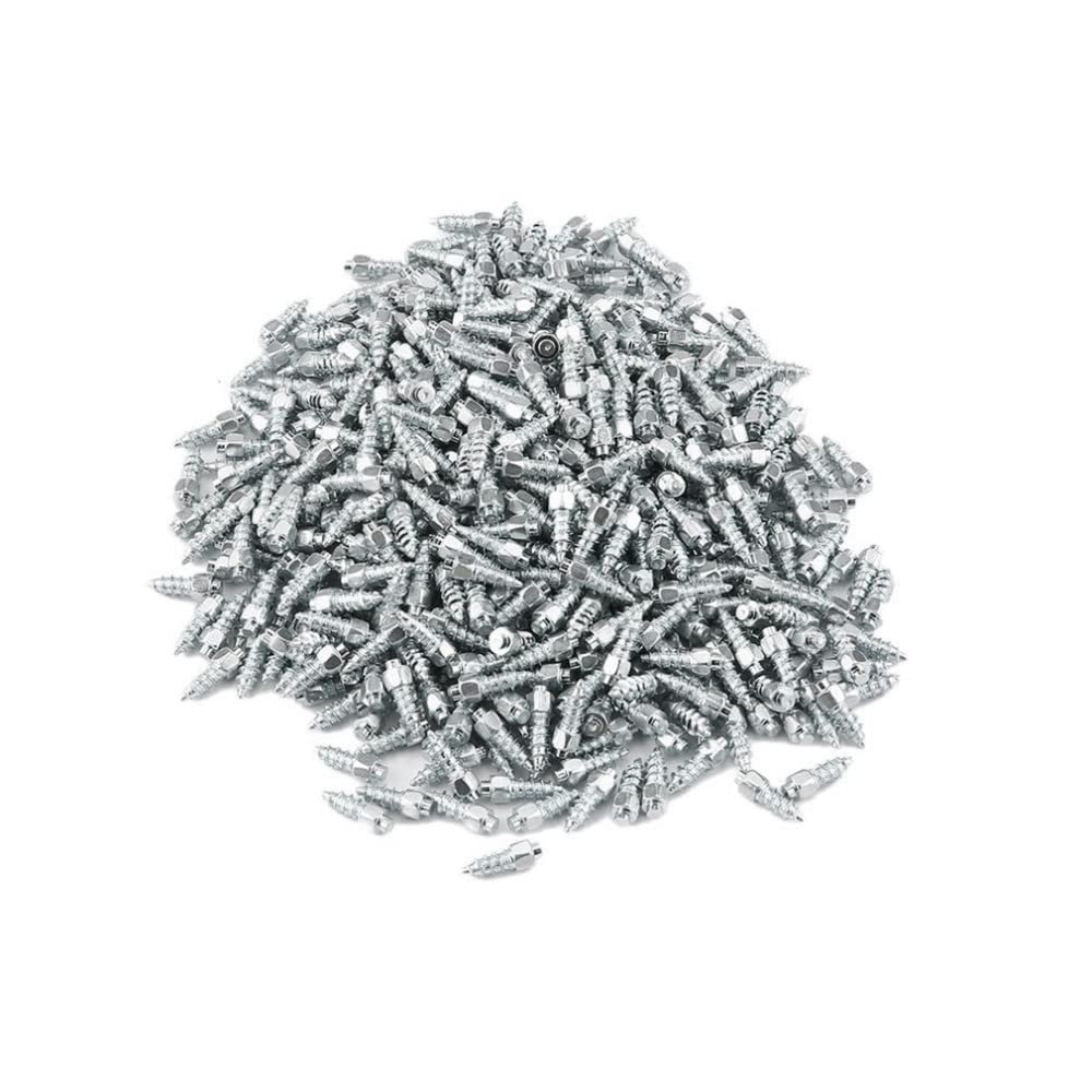 Contencinty 100 STÜCKE 12 Mm Reifen Bolzen Hartmetall Schraube Schnee Spikes Anti-Rutsch Anti-EIS für Auto/SUV/ATV/UTV Auto Reifen Bolzen von Contencinty