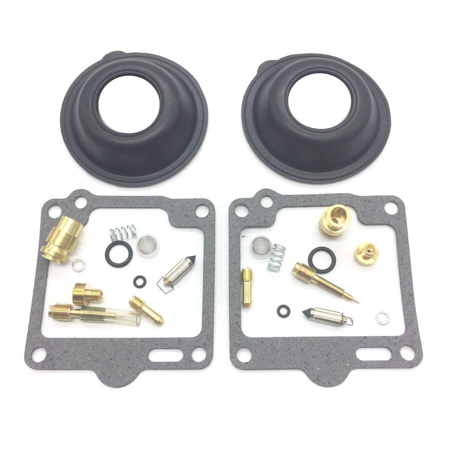 Contencinty 2Set für Virago 1100 XV1100 1988-1999 XV1100S XV 1100 S Kolbenmembran des Motorradvergaser-Reparatursatzes von Contencinty