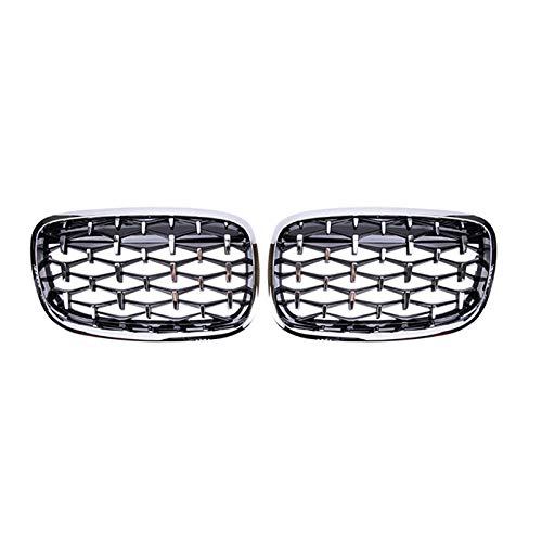 Contencinty Auto Silber Front Mittelgrill Grill für X5 E70 / X6 E71 2008-2013 von Contencinty