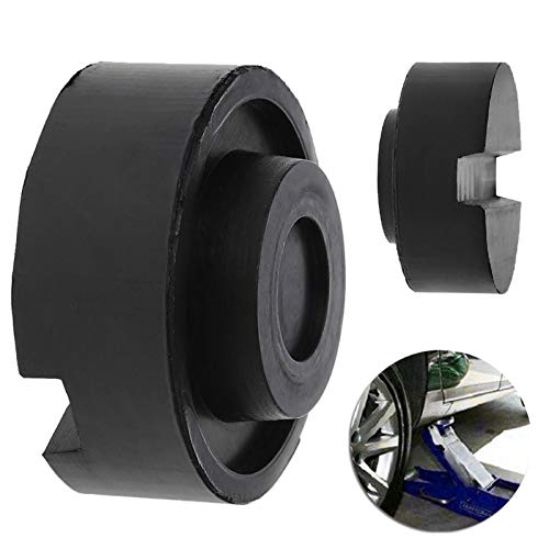 Contencinty Schwarz Gummi Schlitzboden Jack Pad Rahmenschiene Adapter Fuer Pinch Weld Seitliche Auflage von Contencinty