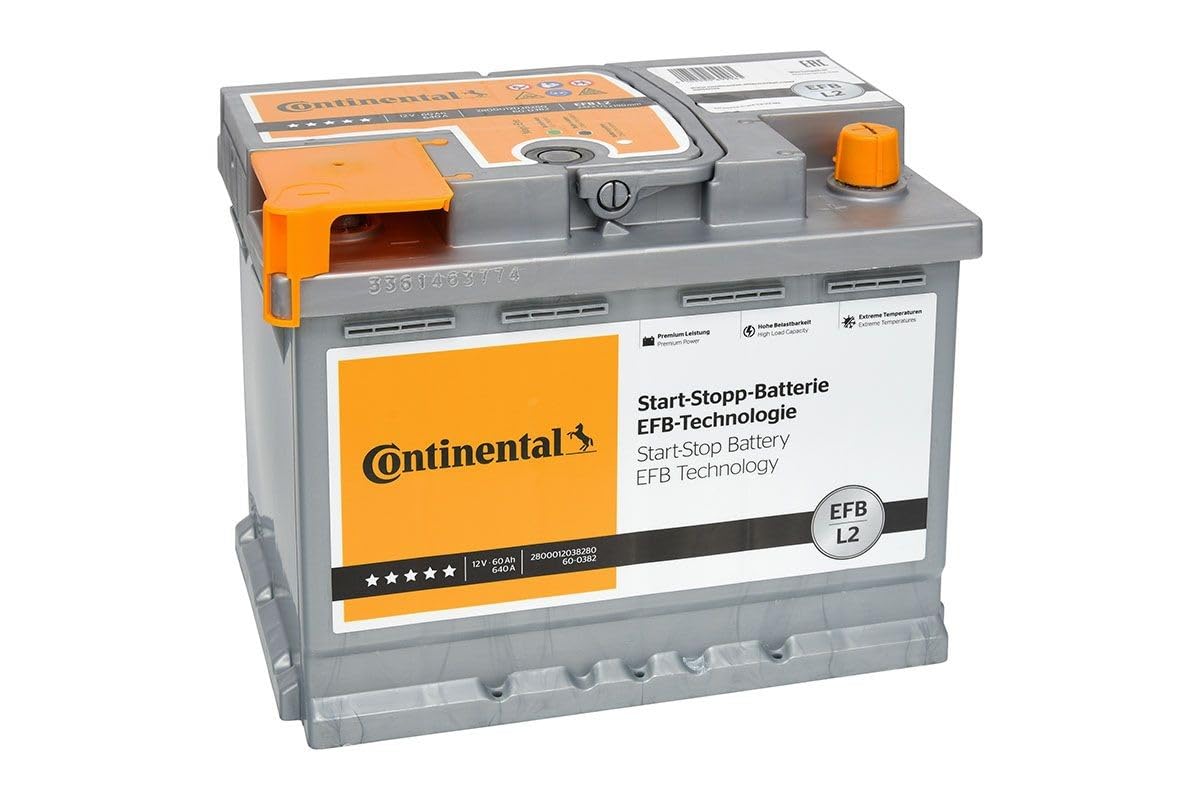 CONTINENTAL Starterbatterie EFB 60Ah 640A L2 2800012038280 von Continental