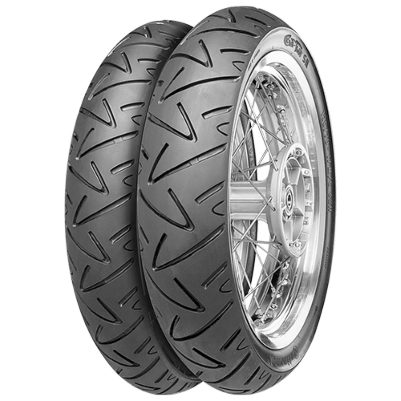 CONTINENTAL CONTITWIST SM SPORT 100/80 - 17 M/C TL/TT 52H von Continental