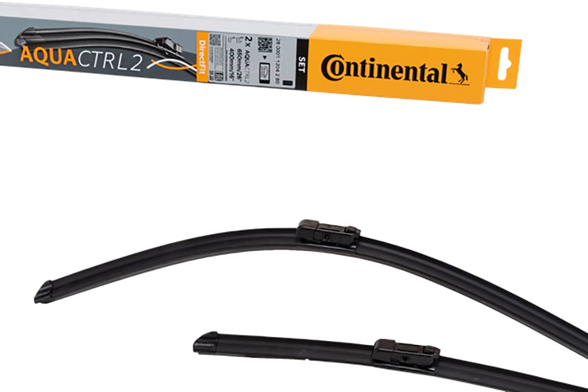 Continental AQUACTRL2 Scheibenwischer - SET DirectFit - 550/400mm Wischerset - 12592, schwarz von Continental