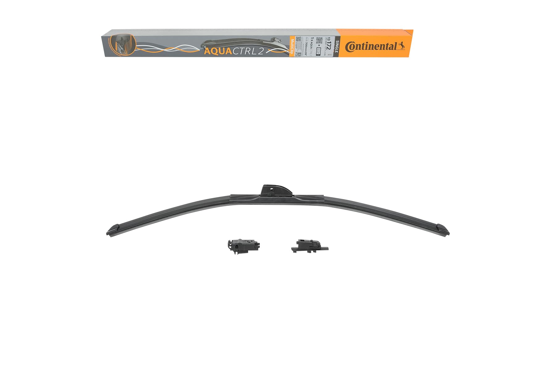 Continental AQUACTRL2 Scheibenwischer - SINGLE MultiClip - 700mm Einzelwischer - 13172 von Continental