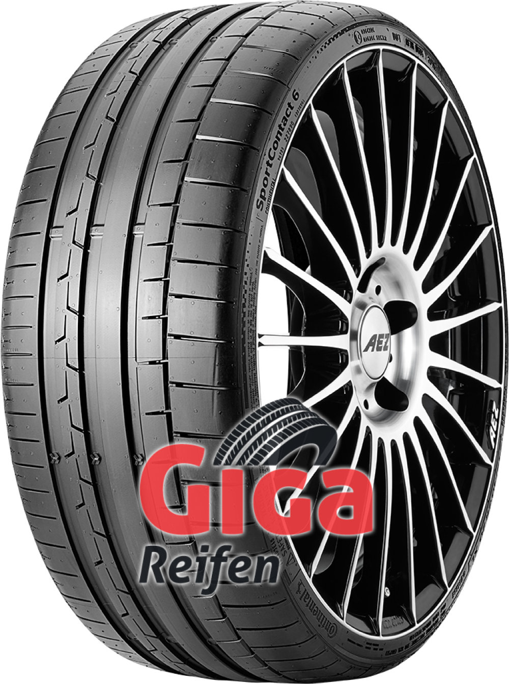 Continental SportContact 6 ( 245/40 R21 100Y XL AO, ContiSilent, EVc ) von Continental