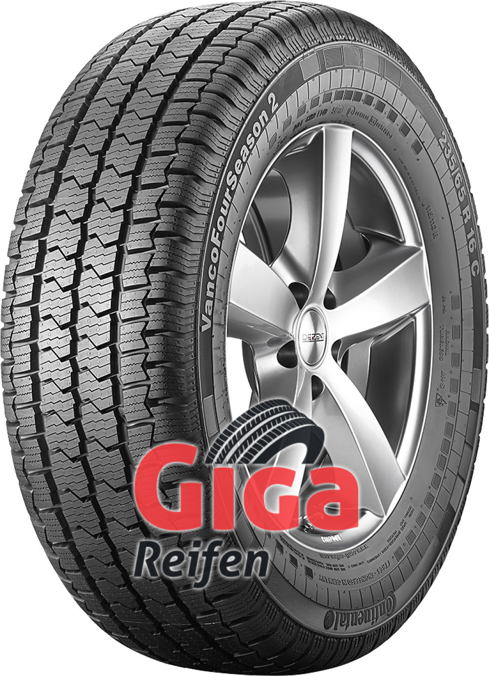 Continental VancoFourSeason 2 ( 225/75 R16C 121/120R 10PR ) von Continental