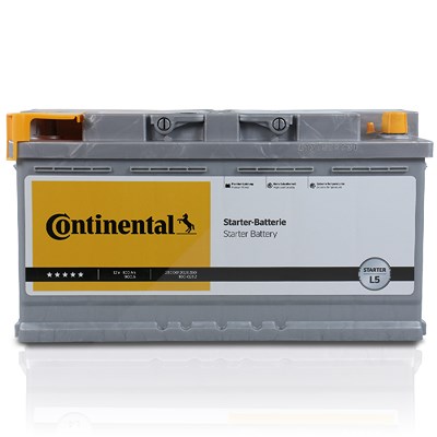 Continental Starterbatterie L5 100Ah 900A [Hersteller-Nr. 2800012026280] für Alfa Romeo, Alpina, Audi, BMW, Chevrolet, Chrysler, Citroën, Daihatsu, Da von Continental