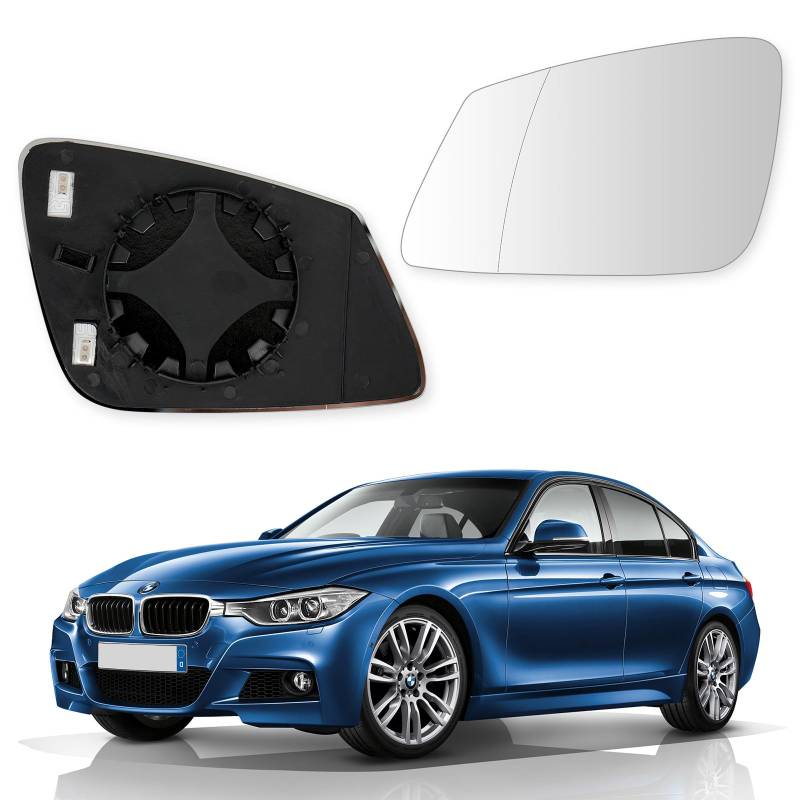 Convitex Links Spiegelglas für BMW 1series F20 F21 F22 F23 F30 F31 F32 F33 F34 F35 F36 F39 F48 F49 E84 i3 Asphärisch Beheizbar Ersatzspiegel von Convitex