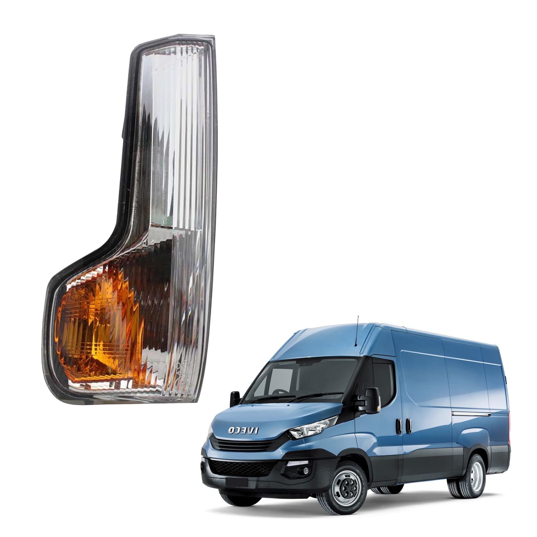 Convitex Spiegelblinker Links passend für Iveco Daily 6 Baujahr 2014- Spiegel blinker Außenspiegel Blinkerkappe Blinkleuchte Fahrerseite Orange von Convitex