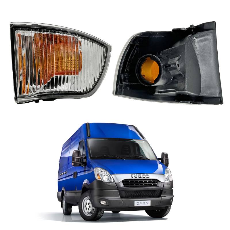 Convitex Spiegelblinker Rechts passend für Iveco Daily 4/daily 5/daily 6 Baujahr 06-12/12-14/14- Spiegel blinker Außenspiegel Blinkerkappe Blinkleuchte Beifahrerseite Orange von Convitex