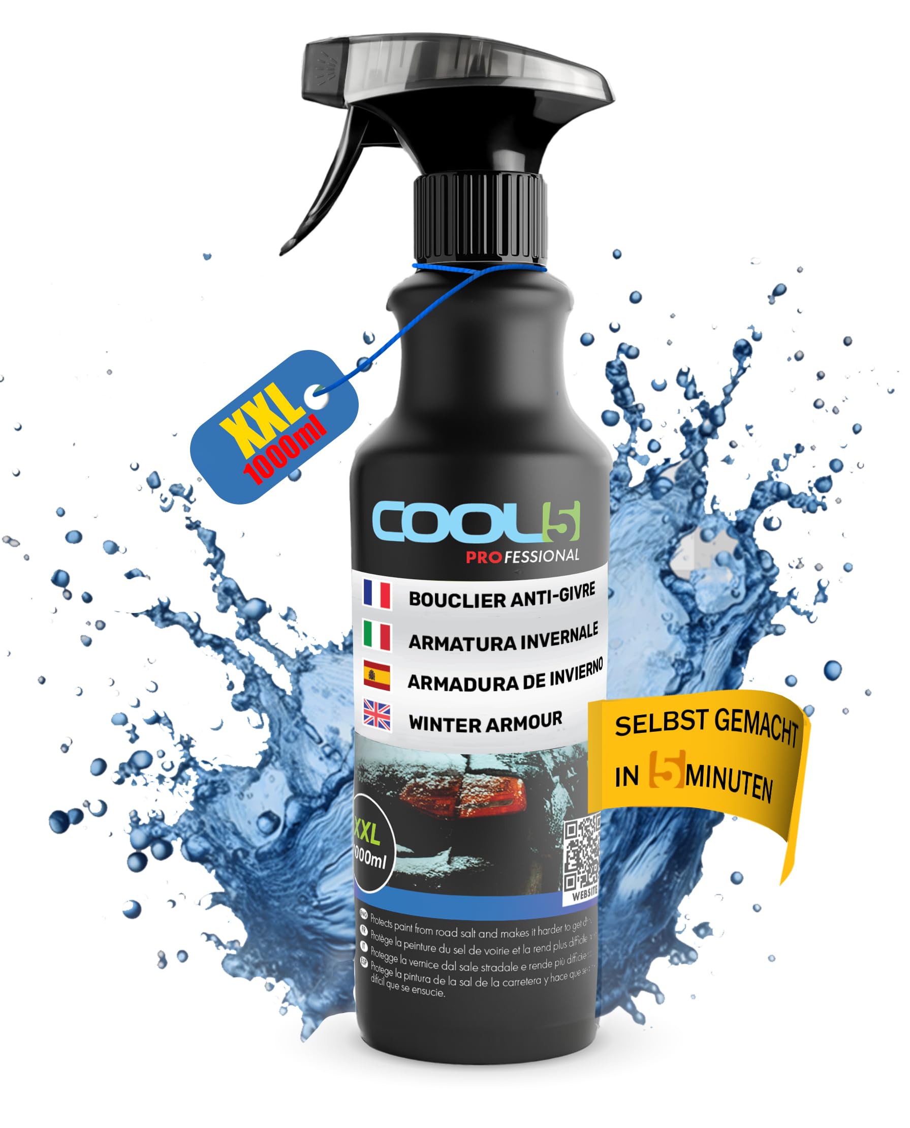 Cool5 Winter Armour - Autolackschutz und Korrosionsschutzbeschichtung XXL, 1000 ml + GRATIS Universalreiniger 500 ml von Cool5