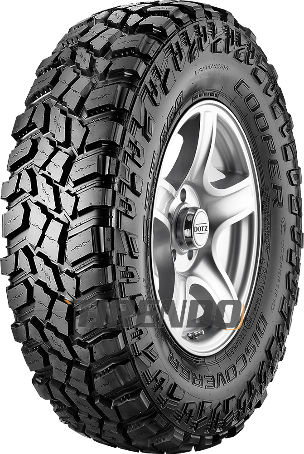 Cooper Discoverer STT PRO ( LT30x9.50 R15 104Q 6PR, POR RWL ) von Cooper